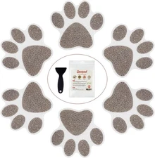 24 SECOPAD Non-Slip Tread Adhesive BEAR PAW Bath Tub Stickers & Scraper NIP
