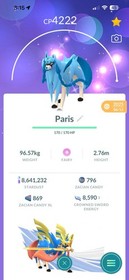 Zacian SHINY Max Lv50+3 Moves + 100% Lucky