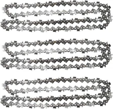 Anxingo 3 Pack 20" Chainsaw Chain 325" Pitch 058 Gauge 76DL 20 inches 