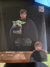 Hot Toys DX22 Star Wars The Mandalorian Luke Skywalker Grogu 1 6 Scale Figure