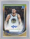 Quinten Post 2025 Bowman Chrome #BCA-QP Gold Refractor Auto /50