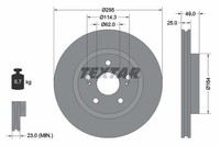 Bremsscheibe Vorderachse FüR Suzuki Grand Vitara II