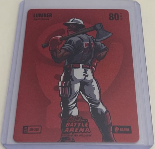 2026 Bo Jackson Battle Arena `Lumber` James Wood Red Battlefoil Brawl #IBF-380