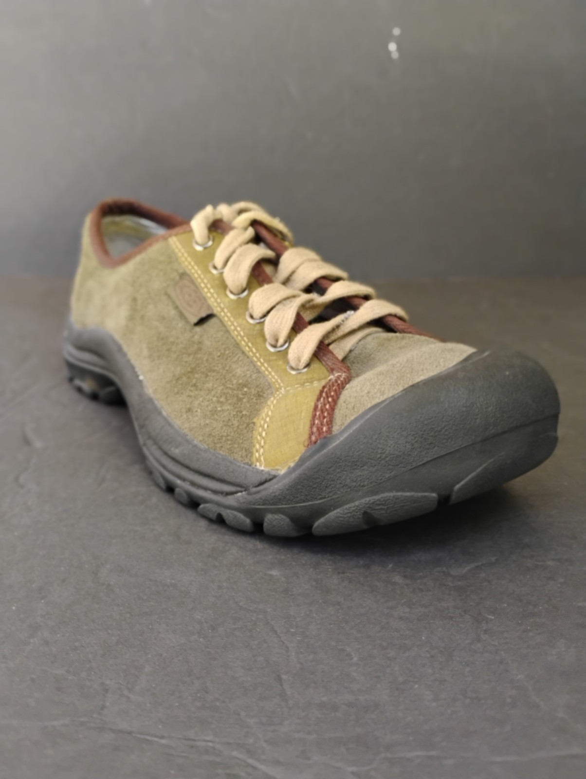 Scarpe da trekking Keen Portola in pelle scamosciata verde stringate Wmns US 10 colore raro