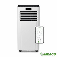 MeacoCool MC9000CHRPRO 9000 BTU Portable Air Conditioner Heater White Smart App