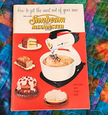 Sunbeam Deluxe Mixmaster Mixer Booklet How To Get The Most Out 1957