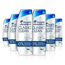 Classic Clean Dandruff Shampoo, Pack of 6 ( 6 x 250 ml), 13.99 per litre