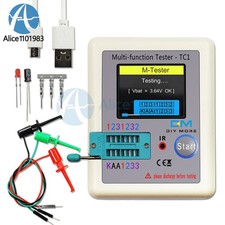 LCR-TC1 Transistor Tester Diode Capacitance Meter LCR ESR NPN PNP MOSFET Test *p