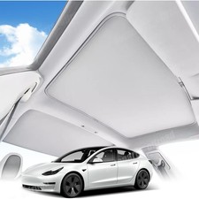 For Tesla Model 3 2023-2025 Glass Roof Shade UV Heat Block Interior Sun Shield