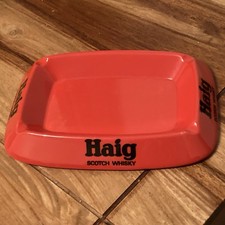 Haig Whisky  Melamine Red Ashtray Willis Publicity