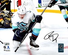 Ryan Donato Auto 8x10 Photo Seattle Kraken First Franchise Game Goal Fanatics