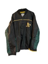 Vintage Majestic Oakland Athletics Windbreaker Jacket Size Large