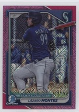 2024 Bowman Chrome Prospects Mega Box Pink Mojo Refractor Lazaro Montes 1k9t