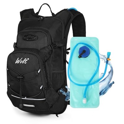 WOLT Hydration Backpack 18L Hiking Water Backpack with 2L Water Bladder for M...