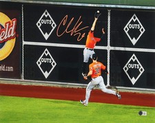 Chas McCormick Signed (Beckett) Astros 16x20 Photo - Beckett Witnessed