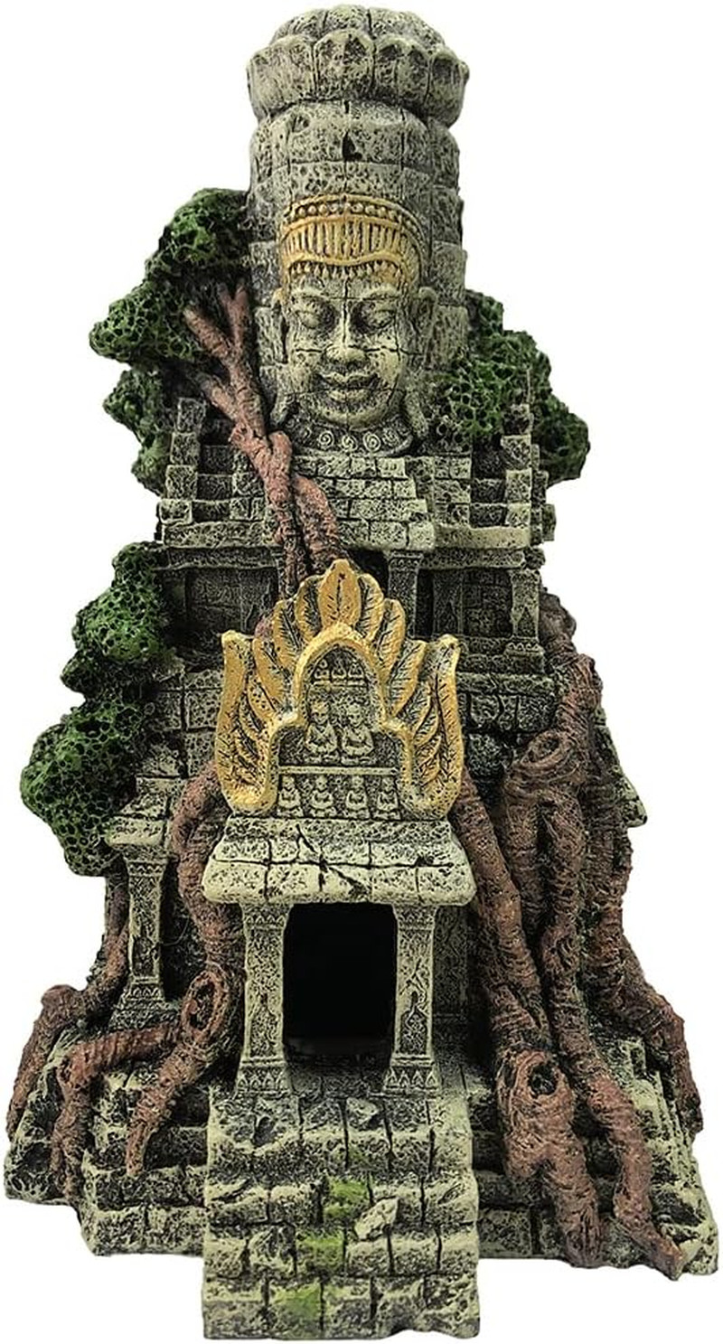 Slocme aquarium angkor wat buddha statue temple decorations - fish tank zen orna