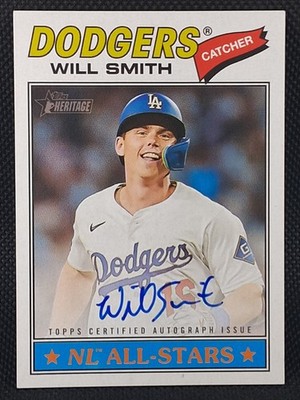 2026 Topps Heritage - Real One Autographs Will Smith #ROA-WS (AU) Read Descripti