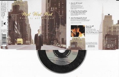 WET WET WET - love is all around    -  CD  - 3 tracks