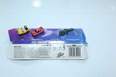Vintage 1995 Micro Machines #23 Swamp Adventure Jeep, Off Road Truck, Alligator