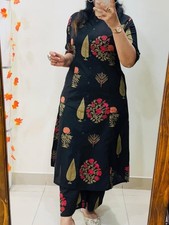 Premium Floral Printed Straight Kurta Set for Women  Indian Ethnic S TO 3XL 