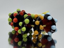 Handmade Lampwork Glass Beads From Murano OOAK Tamara Yarilo Brand 5 Pcs