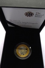 2010 Florence Nightingale Two Pounds £2 SILVER Proof Royal Mint Case and COA 