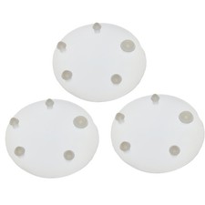 3PCS Toilet Tank Silicone Flapper Seal Gasket 3 for American whiter
