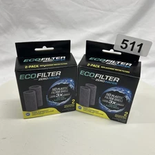 LOT OF 2 ECOFILTER from ZEROWATER 2-Pack Replacement Filters New