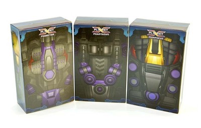 Planet X toy Insect PX-17 PX-18 PX-19 Set of 3  Kickback Shrapnel Bombshell toy