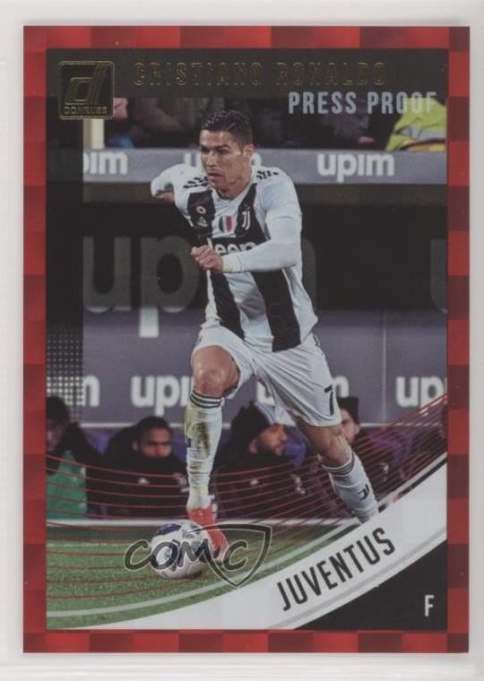 2018-19 Panini Donruss Press Proof Red Cristiano Ronaldo #9 03df