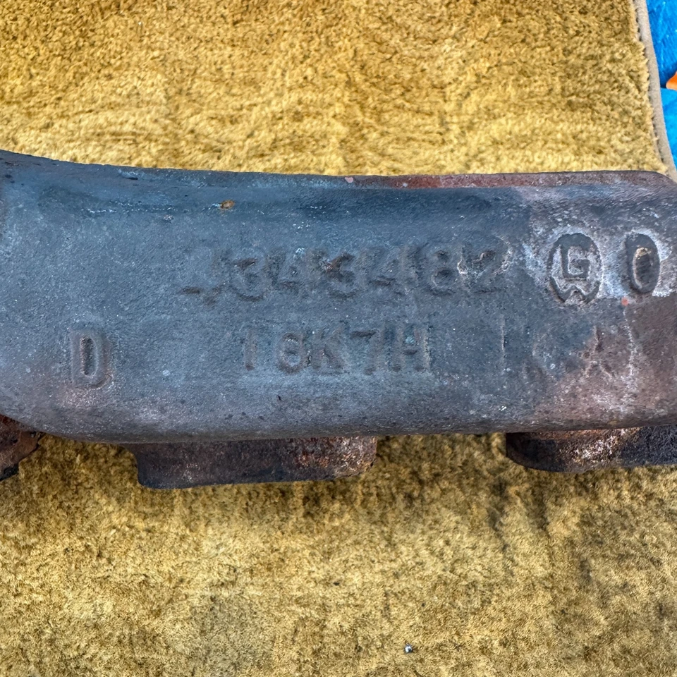 Coletor de escape 1989–1991 CHRYSLER MASERATI TC 4343482 2.2L turbo fabricante de equipamento original - Imagem 4 de 4