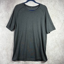 Lululemon Metal Vent Tech Shirt Mens Size Large Gray Short Sleeve Athletic Gym
