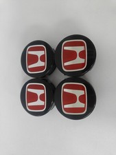 2 14 4set Honda Civic Fit Jdm Red H Wheel Center Caps Hubs Cover Cap 58mm