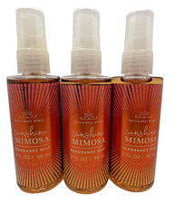 Bath  Body Works Sunshine Mimosa Fragrance Mist Travel 3 Oz x3