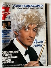Télé 7 Jours 5/01/1991; Dechavanne/ Vadim-Barrault/ JJ. Goldman/ Sydne Rome