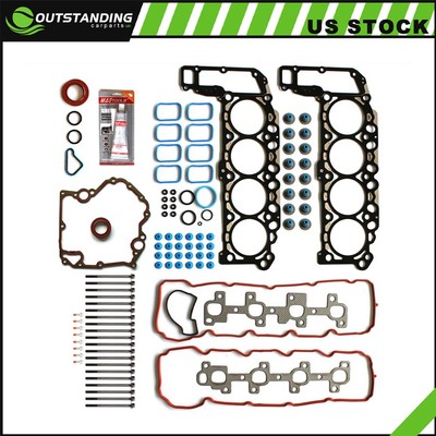  Head Cover Gasket set Bolt For 04-07 Jeep Grand Cherokee 4.7L V8 16V N, J,P