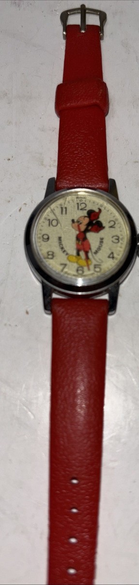 Vintage Mickey Mouse Watch Bradley Time Division Needs  display picture 2