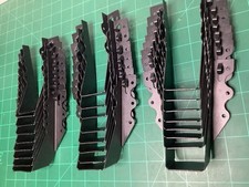 25 Pcs Black 2x6 Joist Hangers - Powder Coated, NEW