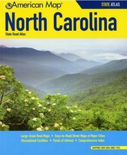 AMERICAN MAP NORTH CAROLINA STATE ROAD ATLAS