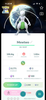   Shundo Mewtwo 10th Anniversary Background  Master Ball   PTC