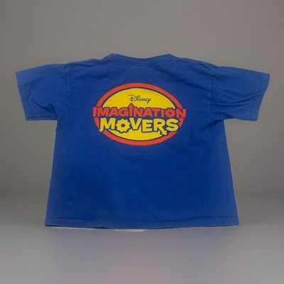 Playhouse Disney Imagination Movers T Shirt Rare Vtg Y2K Size 4T 4 Boys Girls