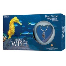 Real Pearl Pendant Necklace Open Your Own Oyster Sealife Animals Unique Gift