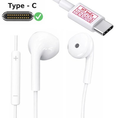 USB-C In-Ear Headset Kopfhörer Mikrofon kompatibel mit Xiaomi 13, 13T, 13T Pro