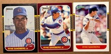 Ryne Sandberg 1987 Donruss Base, Opening Day & 2021 Baseball Cards. Cubs