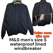 VGC M&S UK size S waterproof Windbreaker Jacket over blazer Coat for office work