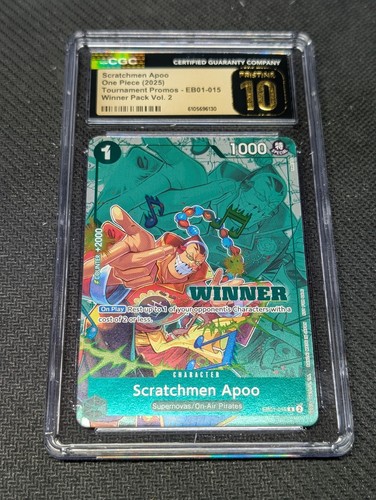 Scratchmen Apoo (Winner Pack 2025 Vol. 2) graded CGC 10 for sale on eBay