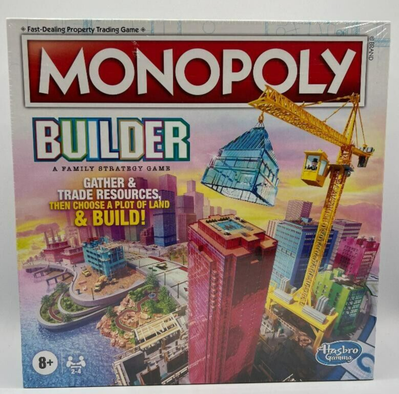 Monopoly Builder Board Game Board Games for Kids and Adults Strategy Games NEW-image