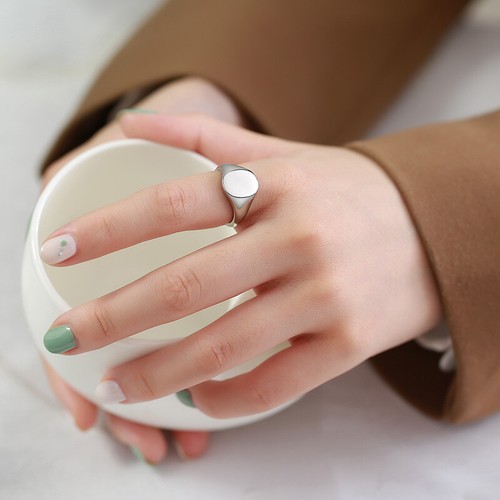 10*12mm Round Band Men Women's Stainless Steel Polished Ring Size 6-9 Never Fade - Picture 5 of 8