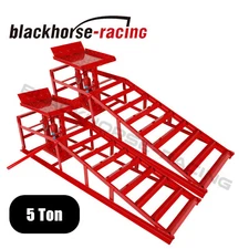 2PC Auto Home Car Service Duty Heavy Lifts Ramps Repair Hydraulic Lift Frame