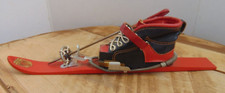 Vtg Tirol Tyrol Miniature Ski Boot & Ski Pole Austria Alps